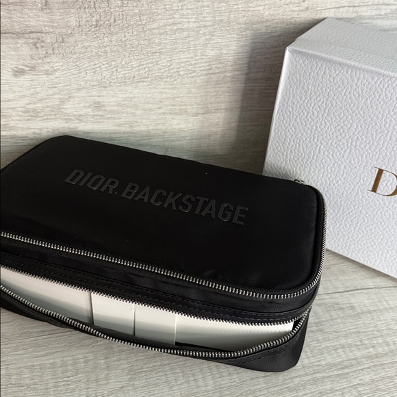 Dior Backstage 4pc Makeup Brush Set In Exclusive Nylon Travel Case; w/ Box - Picture 10 of 16